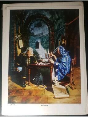 No Cheating Jim Todd Fantasy Numbered Print Sealed With Documents